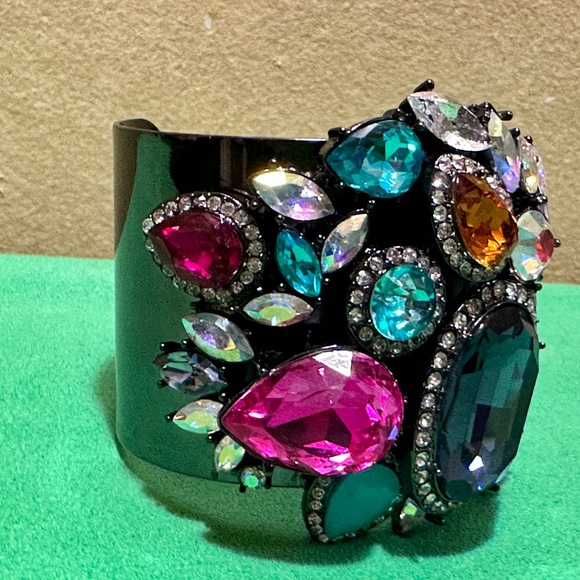 Erickson Beamon Rocks Statement Cuff Rhinestones - Picture 5 of 15